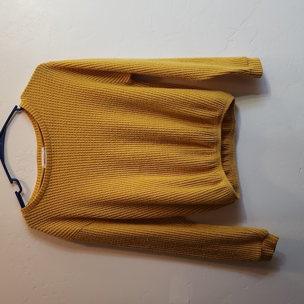 Sweetlilac M Waffle Knit Top